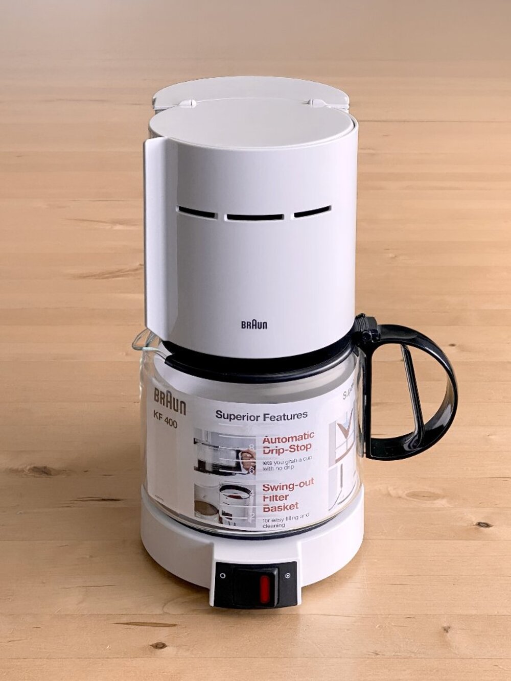 Vintage Braun Aromaster 10-cup Drip Coffee Maker KF 400/420, Type 4085